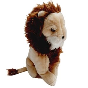 🍒 Vintage GANZBROS Lion - Wild Cat Cream & Brown Plush Soft Kids Toy